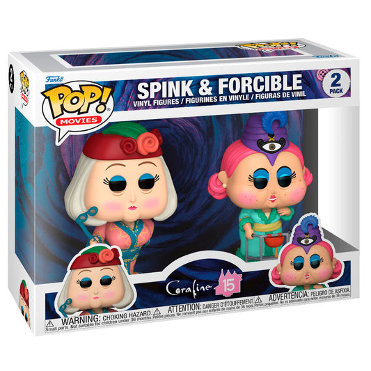 Funko Pop! Coraline Spink & Forcible - Figura da Collezione Vinyl