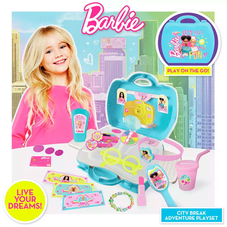 étui à accessoires Barbie