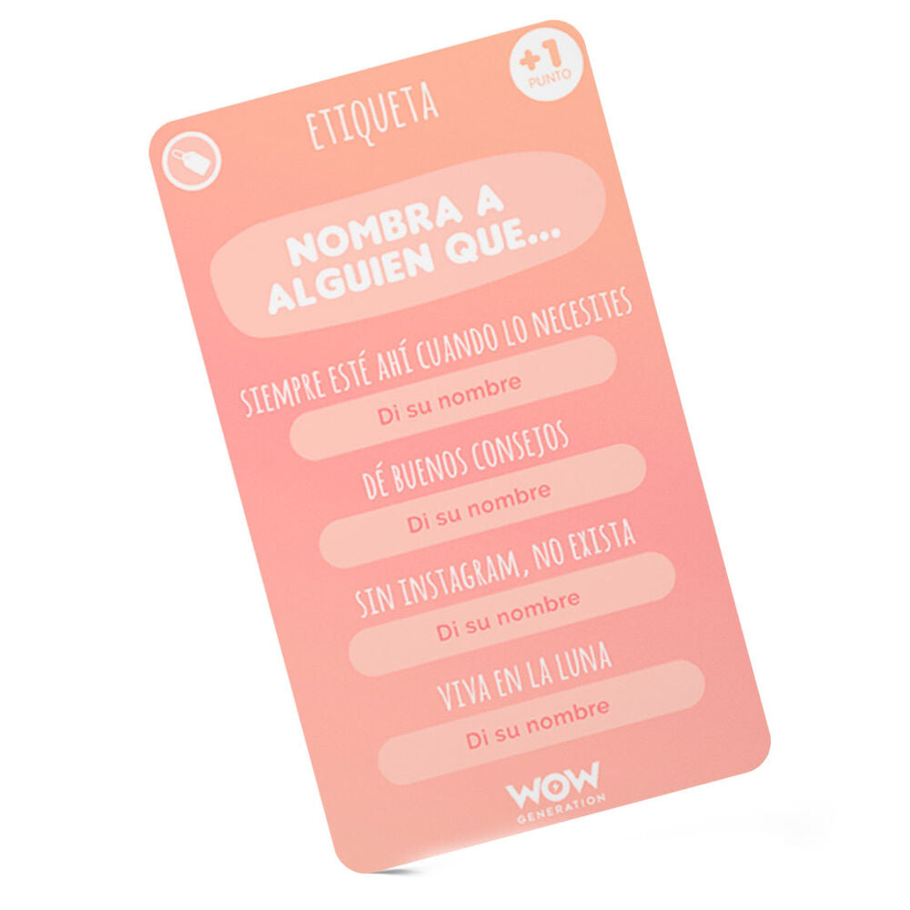 Wow Generation card game