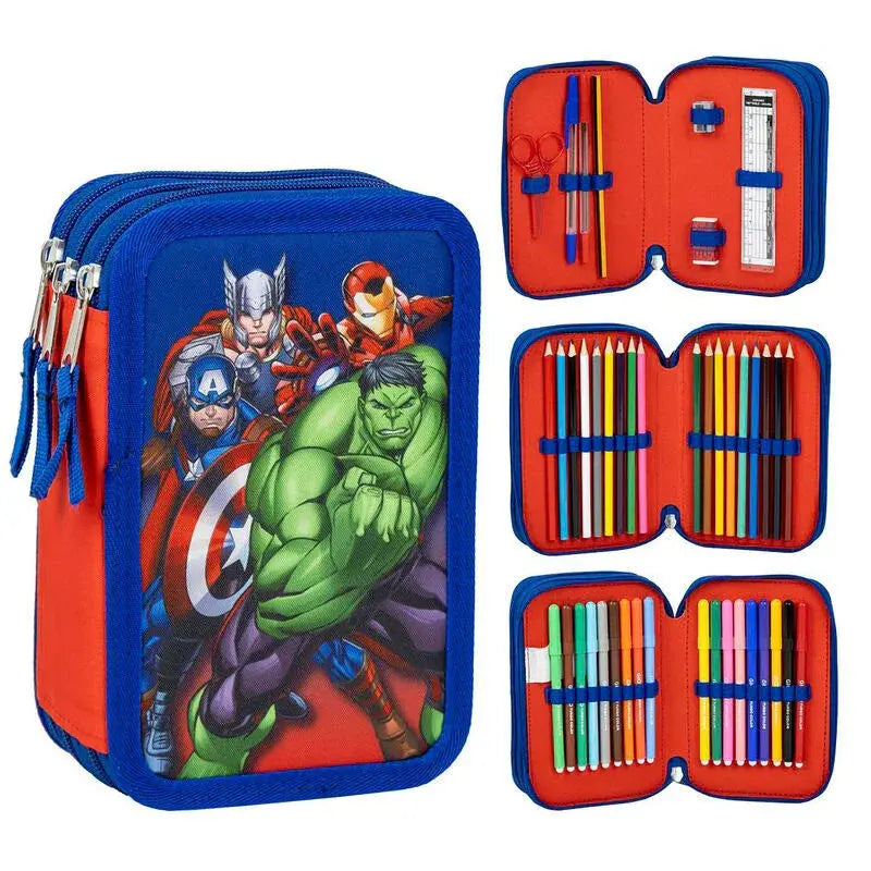 Marvel Avengers triple pencil case Nerdscape