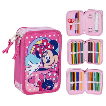 Disney Minnie triple pencil case Nerdscape