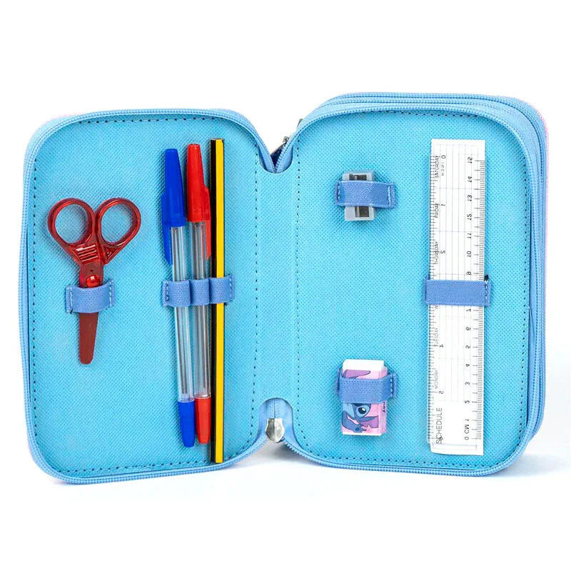 Disney Stitch triple pencil case Nerdscape