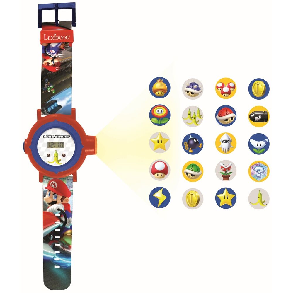 Super Mario Bros digital projector clock Nerdscape