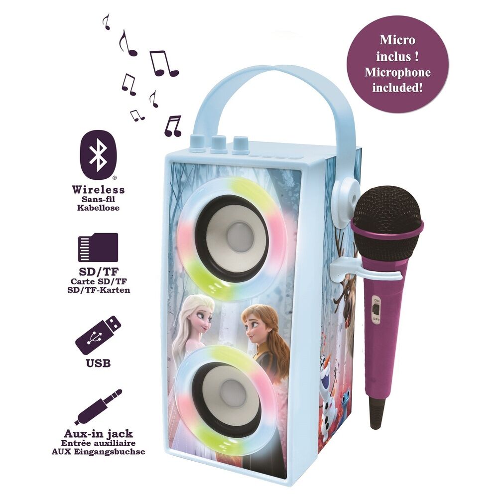 Disney Frozen Bluetooth portable speaker with microphone Nerdscape