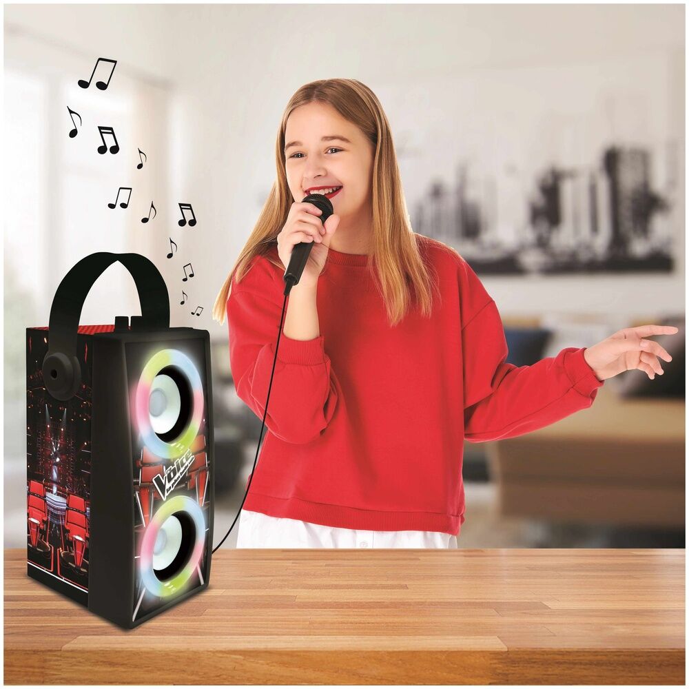 The Voice Bluetooth portable speaker with microphone Nerdscape