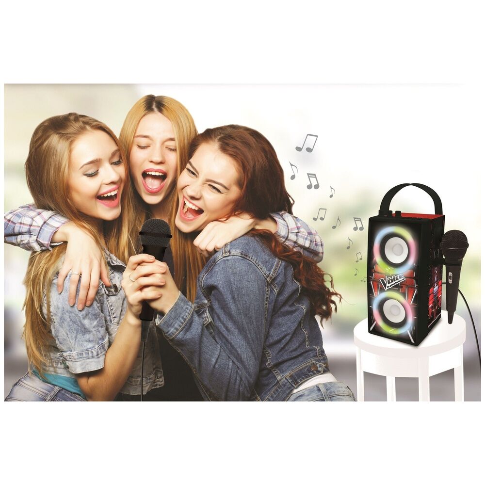 The Voice Bluetooth portable speaker with microphone Nerdscape