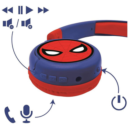 Marvel Spiderman Bluetooth wireless headphones Nerdscape