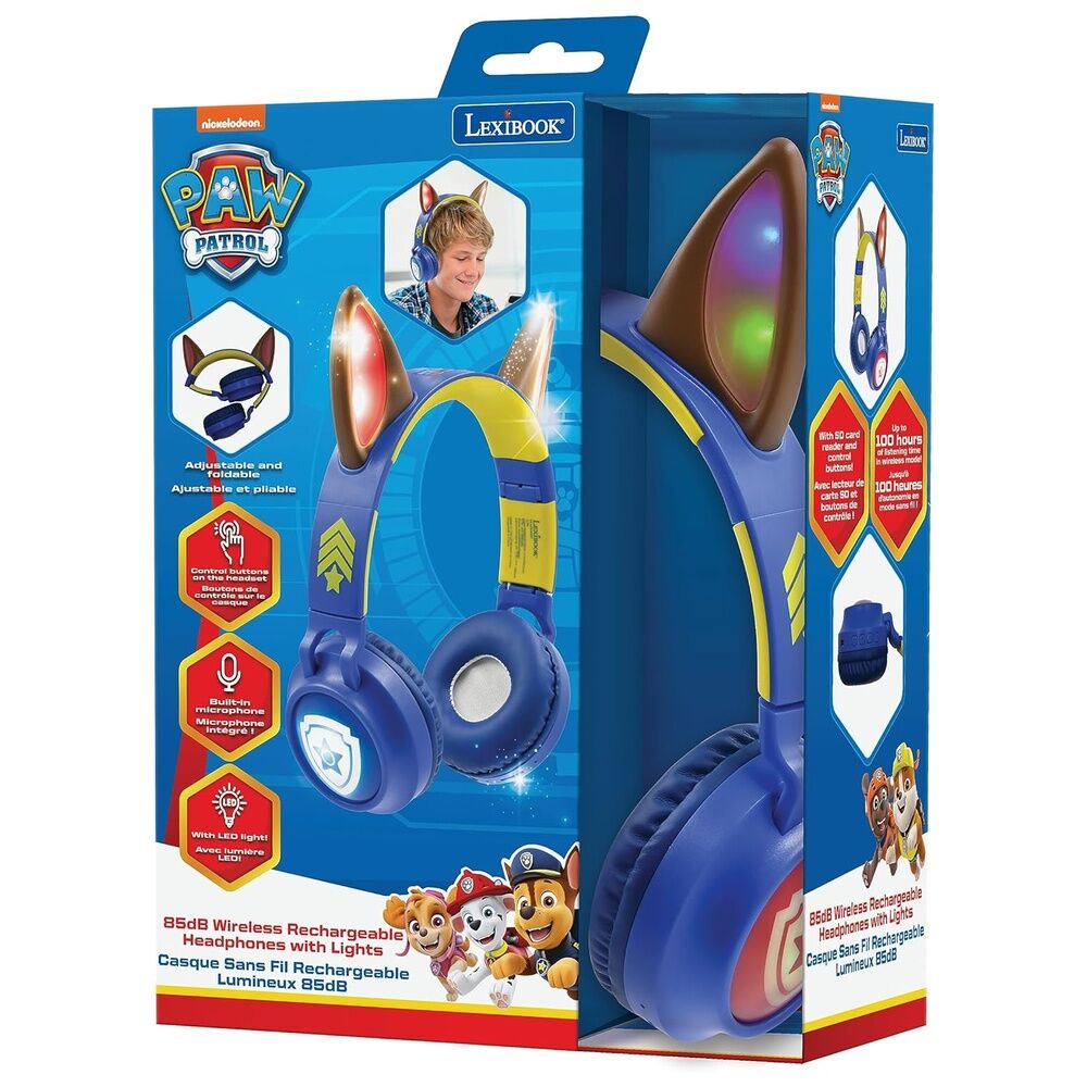 Paw Patrol luminous Bluetooth wireless headphones Nerdscape