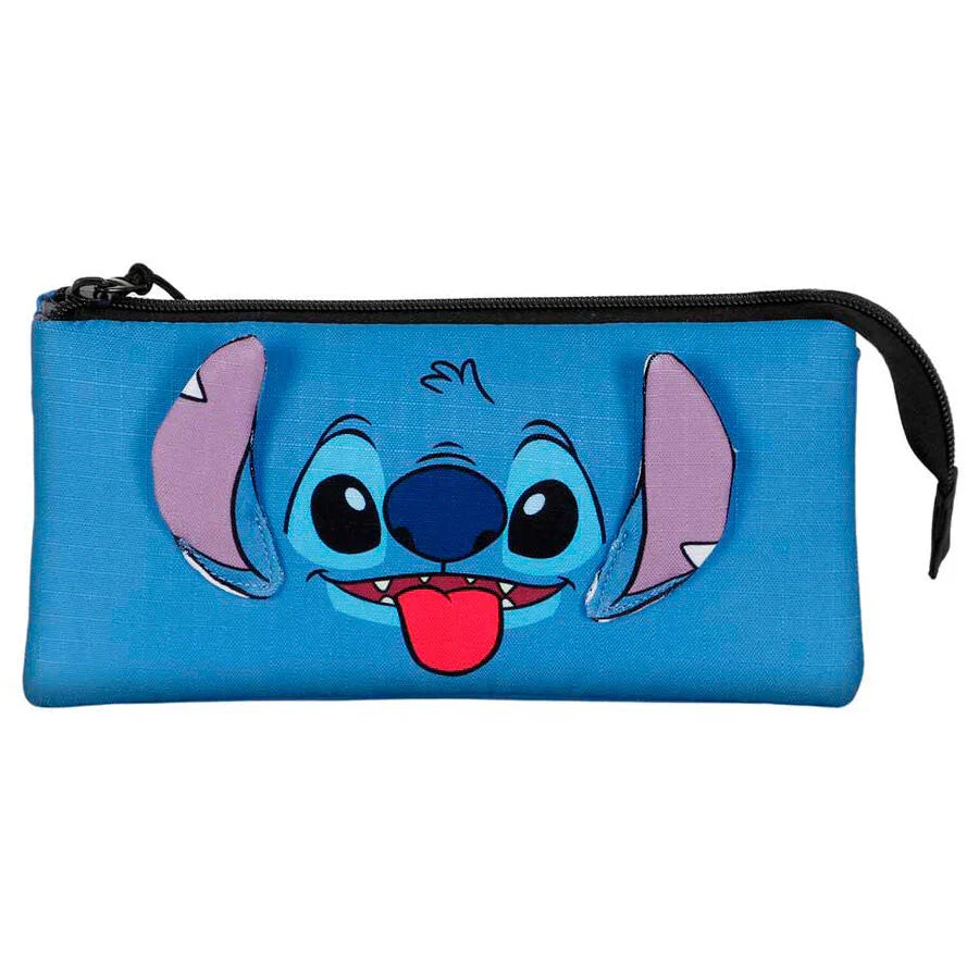 Disney Stitch Tongue triple pencil case Nerdscape