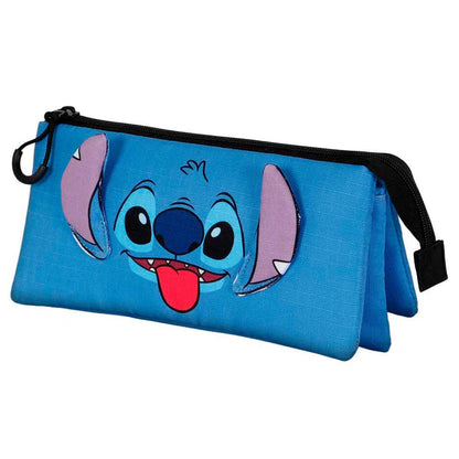Disney Stitch Tongue triple pencil case Nerdscape