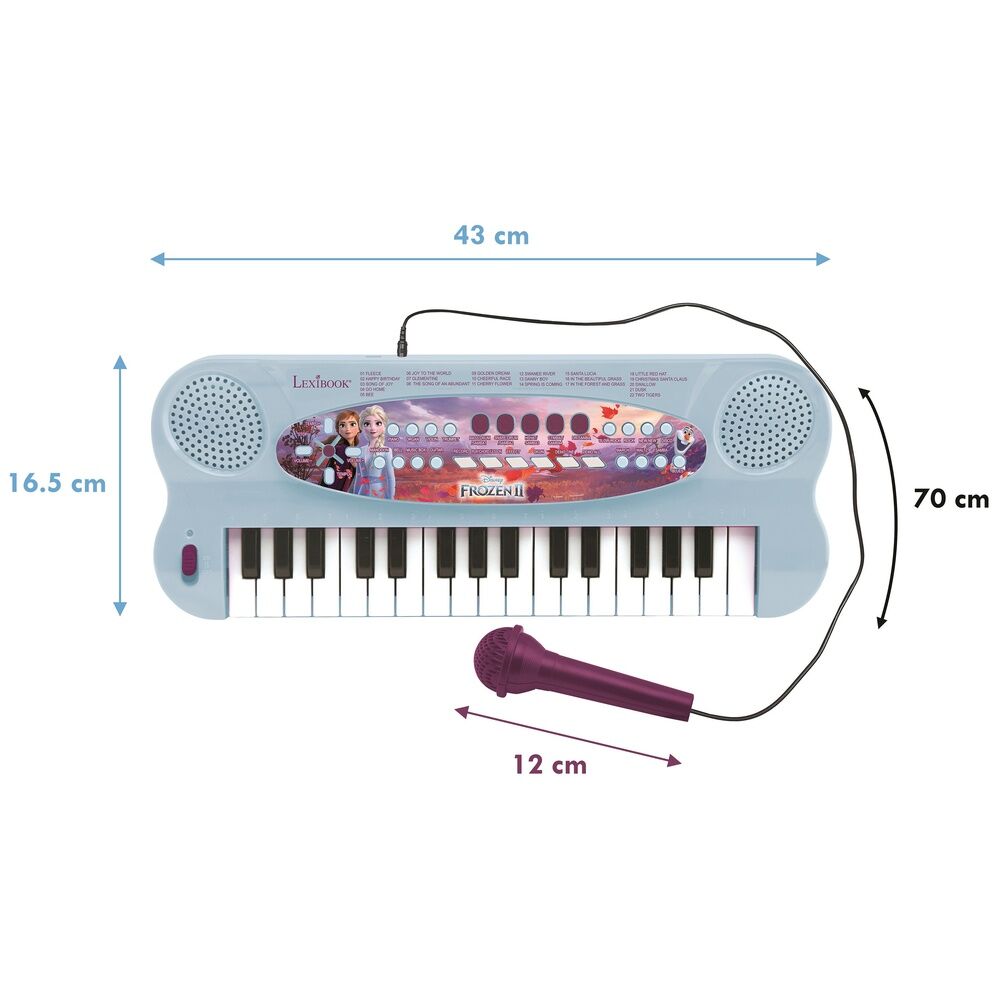 Disney Frozen 2 electronic microphone piano Nerdscape