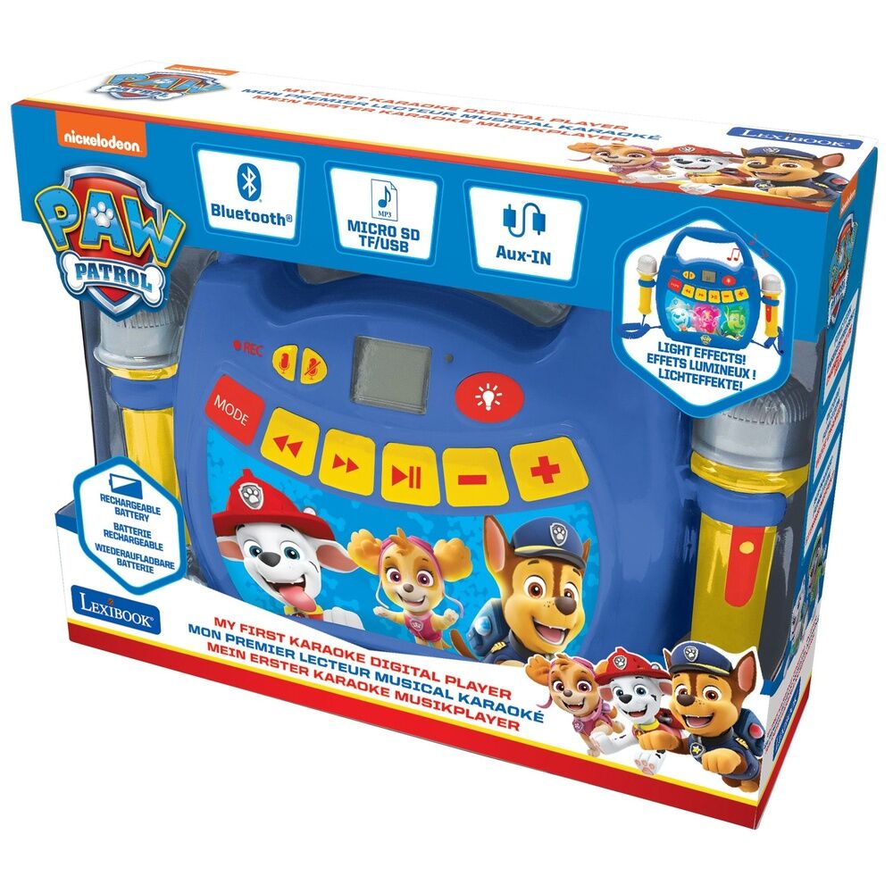 Paw Patrol portable karaoke music player Nerdscape