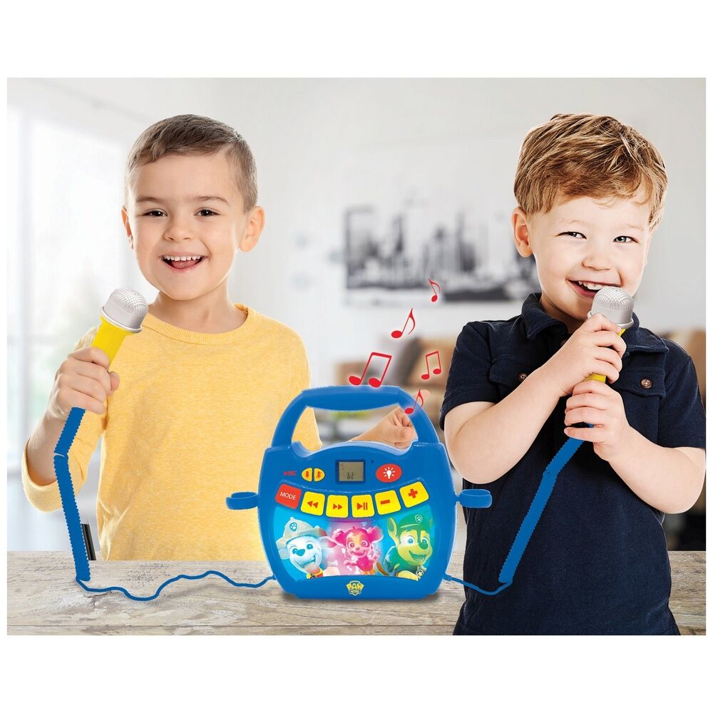 Paw Patrol portable karaoke music player Nerdscape