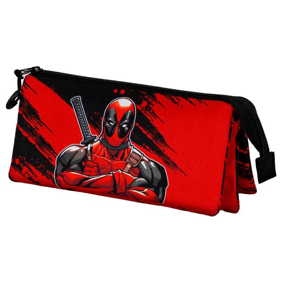 Marvel Deadpool Plus Bad triple pencil case Nerdscape
