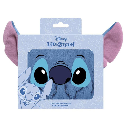 Turban sèche-cheveux Disney Stitch