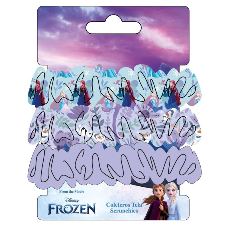 Disney Frozen set 3 scrunchies Nerdscape