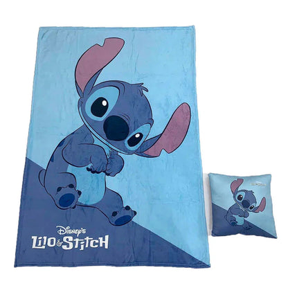 Disney Stitch polar blanket + cushion set Nerdscape