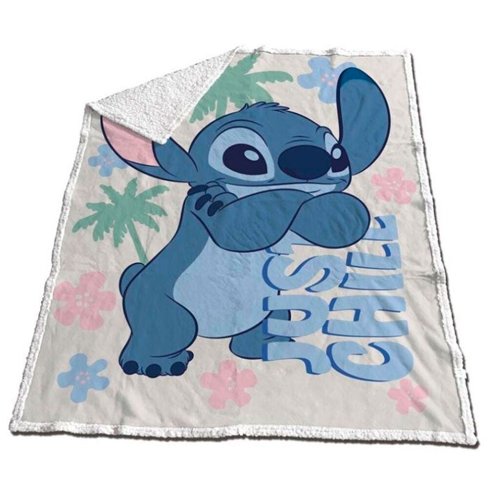 Disney Stitch coral sherpa blanket 130x170cm Nerdscape