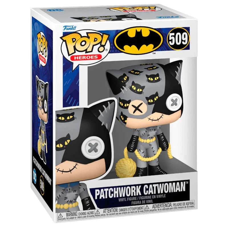 Funko Pop! DC Comics Patchwork Catwoman - Figura da Collezione Vinyl Nerdscape