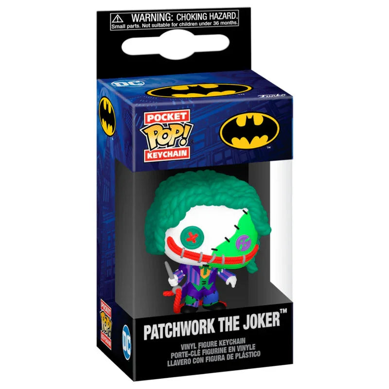 Pocket POP Keychain DC Comics ?Patchwork Joker Nerdscape