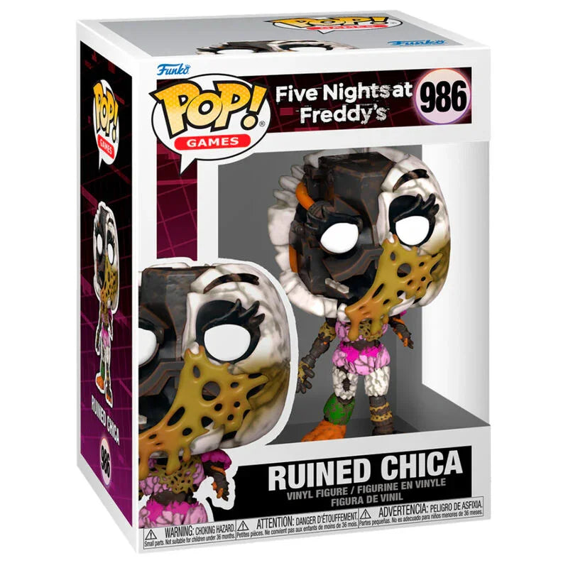 Funko Pop! Five Nights at Freddy's Ruined Chica - Figura da Collezione Vinyl Nerdscape