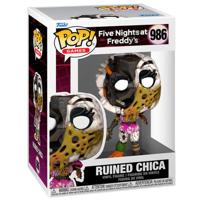 Funko Pop! Five Nights at Freddy's Ruined Chica - Figura da Collezione Vinyl Nerdscape