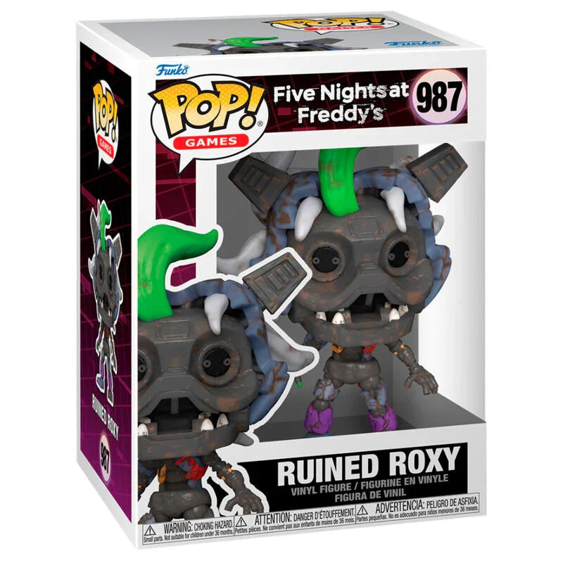 Funko Pop! Five Nights at Freddy's Ruined Roxy - Figura da Collezione Vinyl Nerdscape