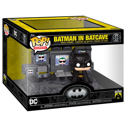 POP figure Moments DC Comics Batman in Batcave - Nerdscape
