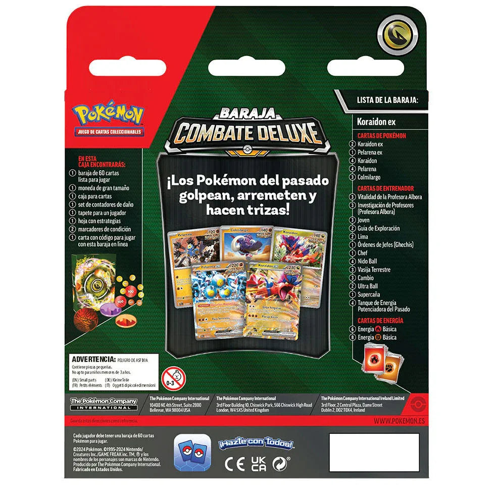 Pokemon Koraidon & Miraidon Deck de Cartas Coleccionables Español - Nerdscape Nerdscape