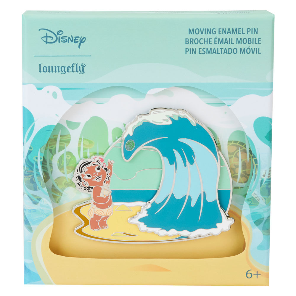 Loungefly Disney Vaiana Moana Ocean Waves pin Nerdscape