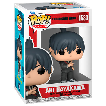Funko Pop! Chainsaw Man Aki Hayakawa - Figura da Collezione Vinyl Nerdscape