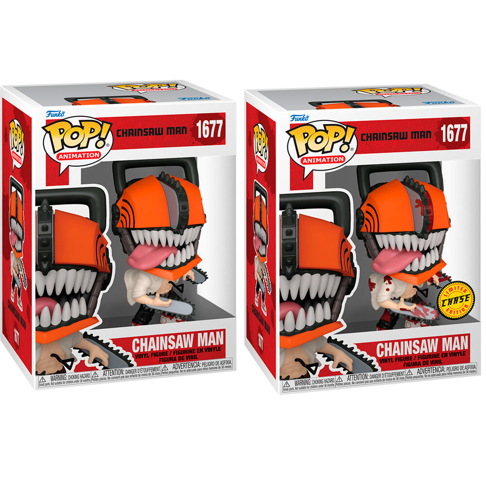 Funko Pop! Chainsaw Man Chainsaw Man 5 + 1 Chase - Figura da Collezione Vinyl Nerdscape