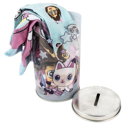 Gabbys Doll House Money box 4 pairs of socks Nerdscape