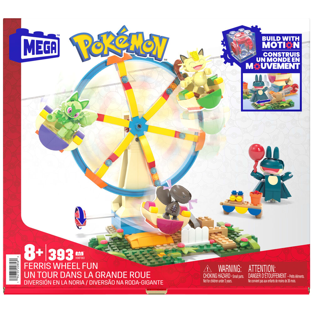 Pokemon Ferris Wheel Fun MEGA Construx Nerdscape