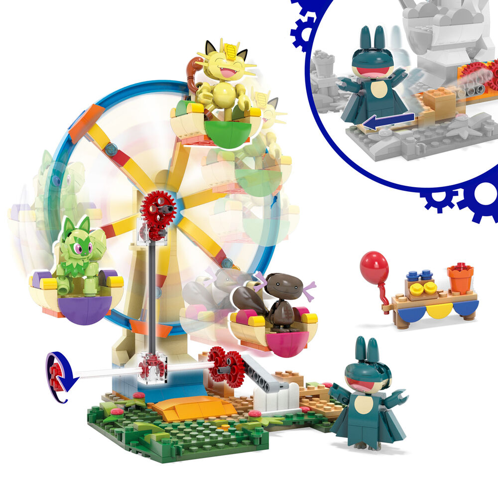 Pokemon Ferris Wheel Fun MEGA Construx Nerdscape