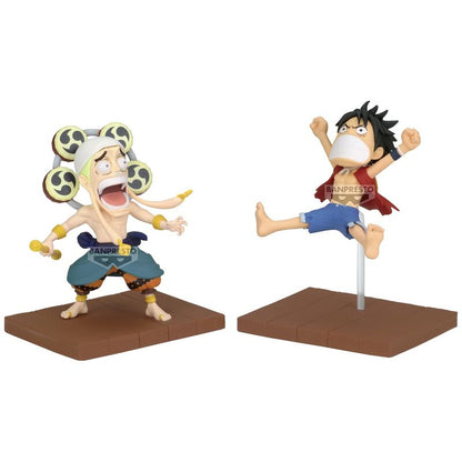 One Piece Monkey D Luffy & Enel World Collectable figure 7cm Nerdscape