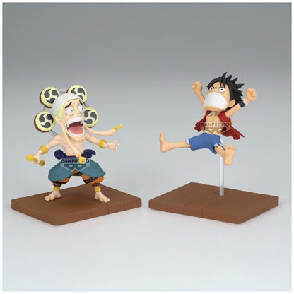 One Piece Monkey D Luffy & Enel World Collectable figure 7cm Nerdscape