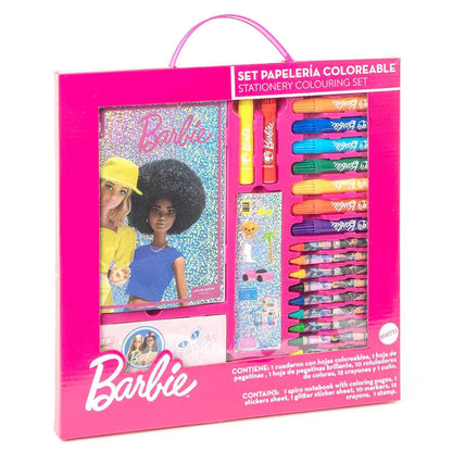 Barbie colouring stationery set Nerdscape