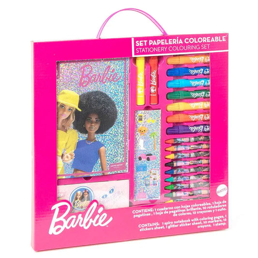 Barbie colouring stationery set Nerdscape
