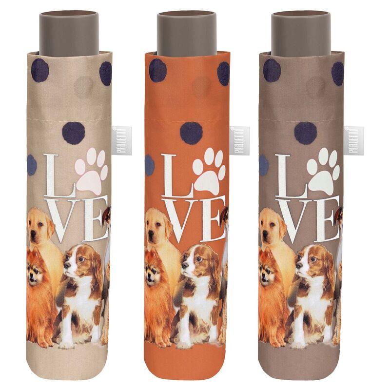 Manual foldindg love dogs umbrella assorted 54cm - Nerdscape