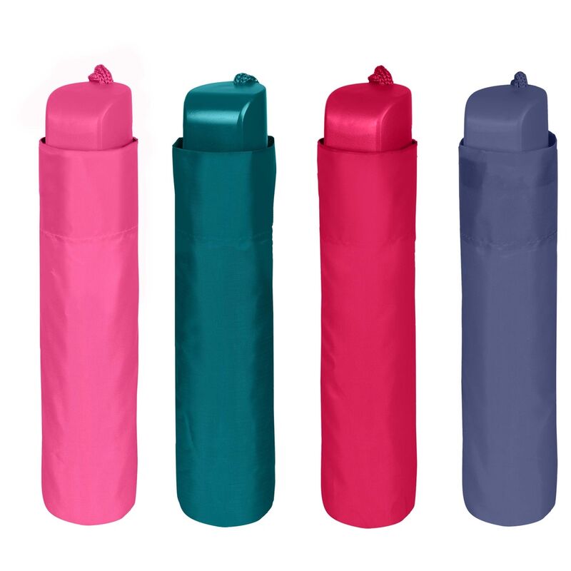 Manual Folding Plain Colour Umbrella 54cm - Nerdscape Nerdscape