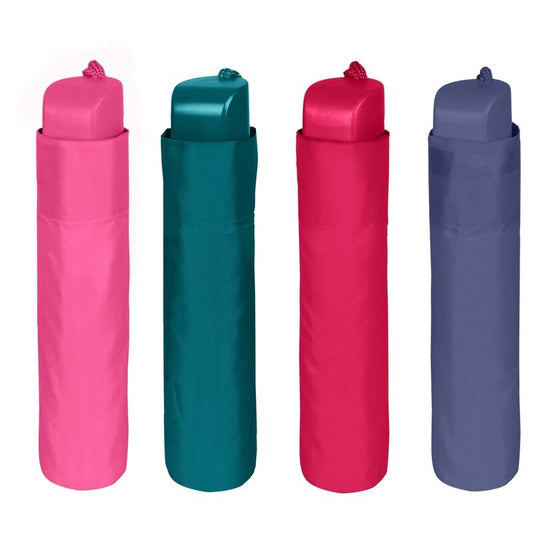 Manual Folding Plain Colour Umbrella 54cm - Nerdscape Nerdscape