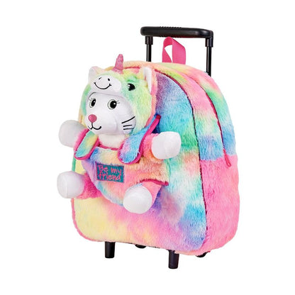 Trolley + plush cat Emi 32cm Nerdscape