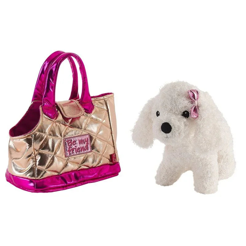 Hand bag + plush golden Didi dog 28cm Nerdscape
