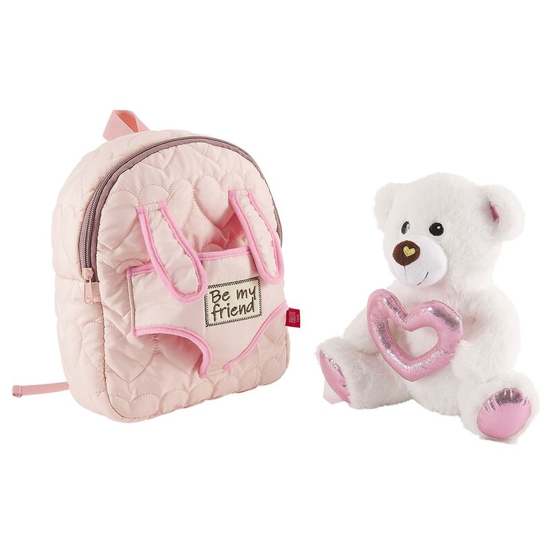 Backpack + plush bear Teddy 27cm Nerdscape
