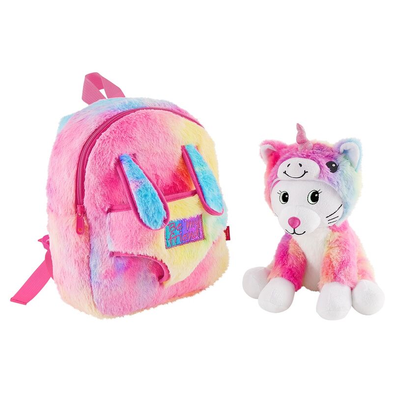 Backpack + plush cat Emi 27cm Nerdscape