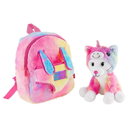 Backpack + plush cat Emi 27cm Nerdscape