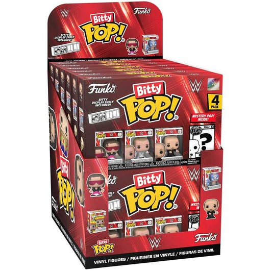 Assortiment de 4 figurines Bitty POP WWE sous blister