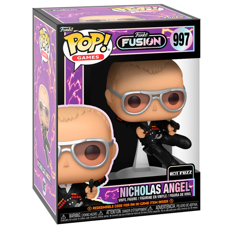 Funko Pop! Fusion Nicholas Angel - Figura da Collezione Vinyl Nerdscape