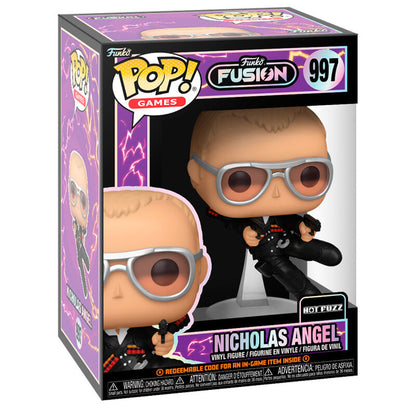 Funko Pop! Fusion Nicholas Angel - Figura da Collezione Vinyl Nerdscape